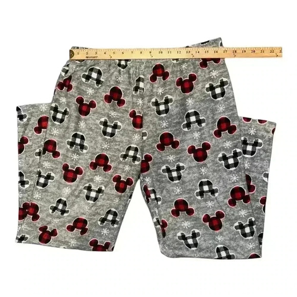 Disney Mickey Mouse Womens Fleece Pajama Bottoms, Large - Picture 4 of 5